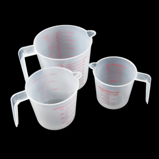 250/500/1000 Ml Műanyag Mérőpohár Kancsó Öntsön Kifolyó Felszíni Konyhai Szerszám Minősége - Image 2