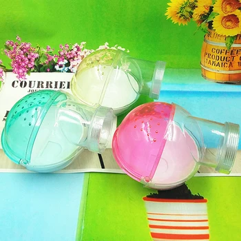 

Plastic Pet Hamsters Cage Ball Shape Hamster Guinea Pig Bathroom Pet Toilet Bathtub With Pipeline Pet Accessories 15*13*11cm
