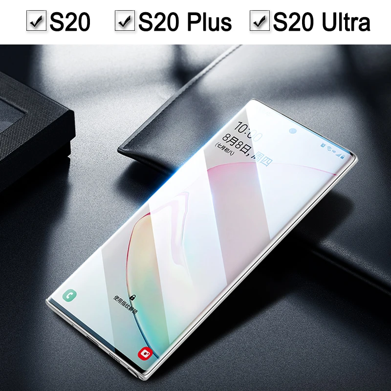 Ультратонкий чехол s20 для samsung plus Гидрогелевая пленка potector экрана galaxy s 20 + s20plus