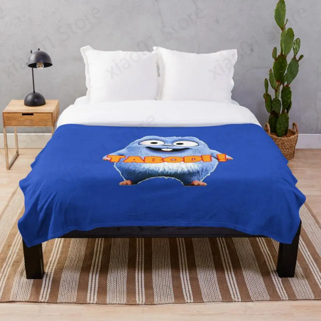 

Happy Lemmings Tabodi and Grizzy Throw Blanket Sherpa Bedspread Blanket Picnic wool soft Blankets