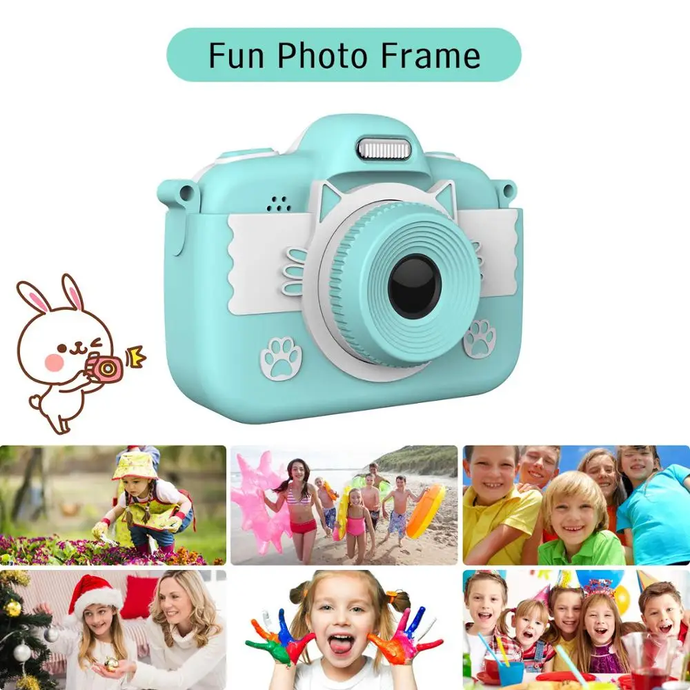 3,0 дюймов ips touch full HD детская Камера Двойная камера, 18 миллионов пикселей может сделать 2300 фотографий подходит для детских подарков