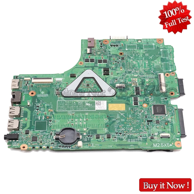 NOKOTION материнская плата для ноутбука DELL inspiron 2421 3421 5421 CN-0PTNPF 0PTNPF 12204-1 DNE40-CR ПРБ: 5J8Y4 1017U Процессор