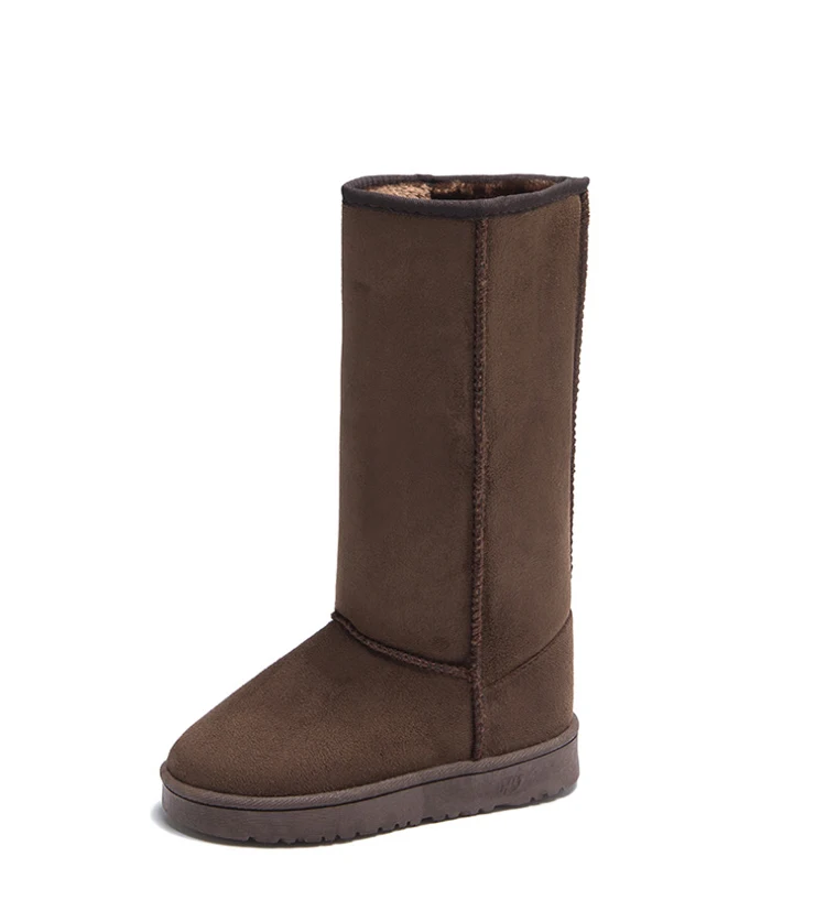 Foreign Trade Europe  America Classic Snow Boot Women Gaotong Snow Boots Female Russia 33 Centimeters Height Boots 41 Yards Code