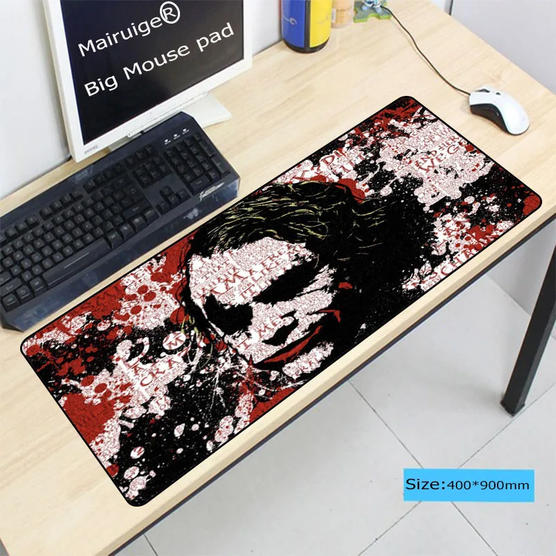  Funny Joker Large Gaming Mouse Pad Lockedge Mouse Mat Keyboard Pad Desk Mat Table Mat Gamer Mousepa