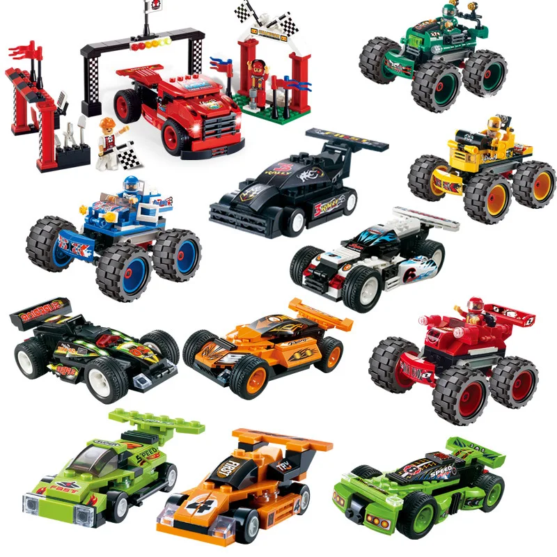 

Wma Genuine Product Dreamy Motorcade Children'S Educational Fight Inserted Assembled Building Blocks Pull Back Car Manufacturers