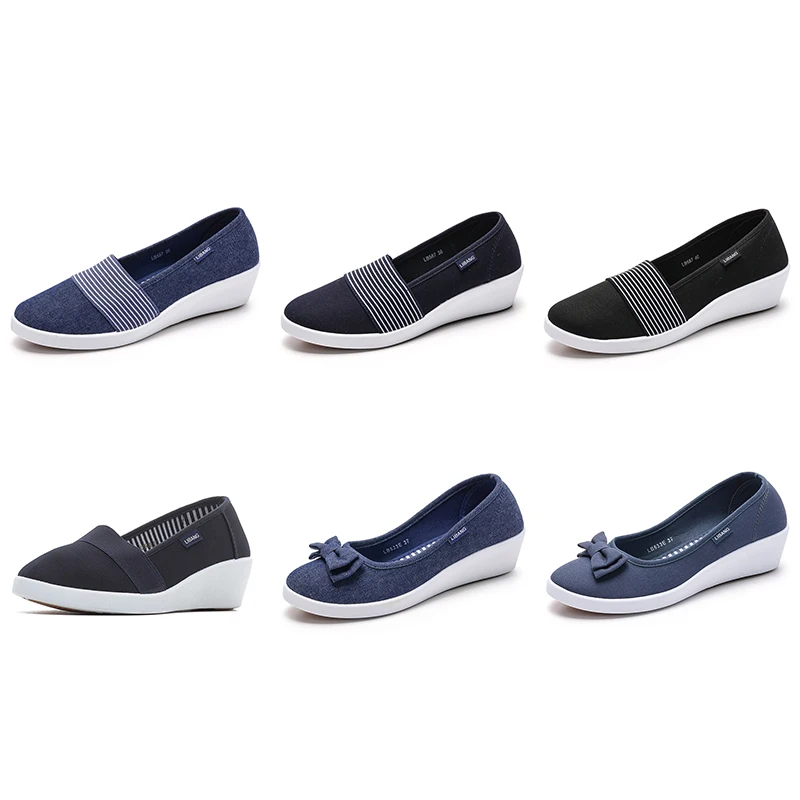 Туфли лодочки женские холщовые на платформе с бантом|shoes quality|shoes withshoes with bow |