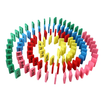 

Baby Wooden Toy Domino Block Montessori Wooden Math Toys for Children Years Digital Counting Game Funny Gifts Kids