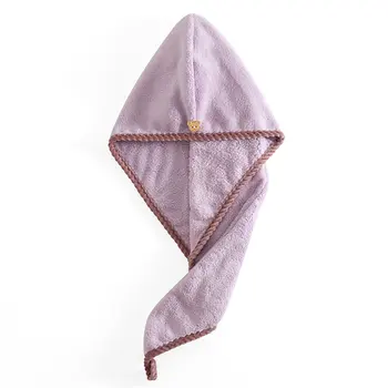 

Quick Magic Hair Dry Hat Turban Twist Hair Towel Wrap Head TowelQuick Dry Super Absorbent for Long & Curly Hair