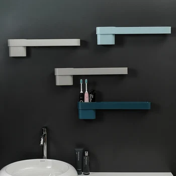 

Creative toilet free punch towel hanging bathroom shelf hook wall-mounted sucker shelf home storage supplies