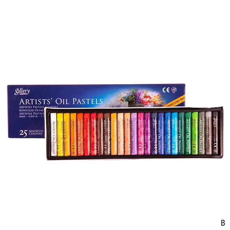Pastel de Óleo para o Artista Cores Estudante Grafite Pintura Macia Pastel Crayon Suprimentos Papelaria Desenho Caneta Escola Conjunto Arte W2u5 50 8 Cheap Láp. cera