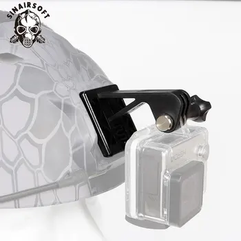 

Tactical Helmet Camera Adapter Stand Lightweight Nylon Portable Helmet Adapter Base Fixed Mount for Camera Mobile Phone Gopro