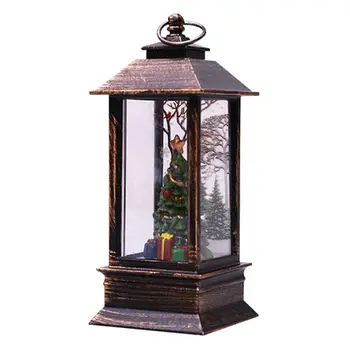 

1pc Pretty Small Wind Lanterns Desktop Ornaments Cozy Christmas Party Supplies