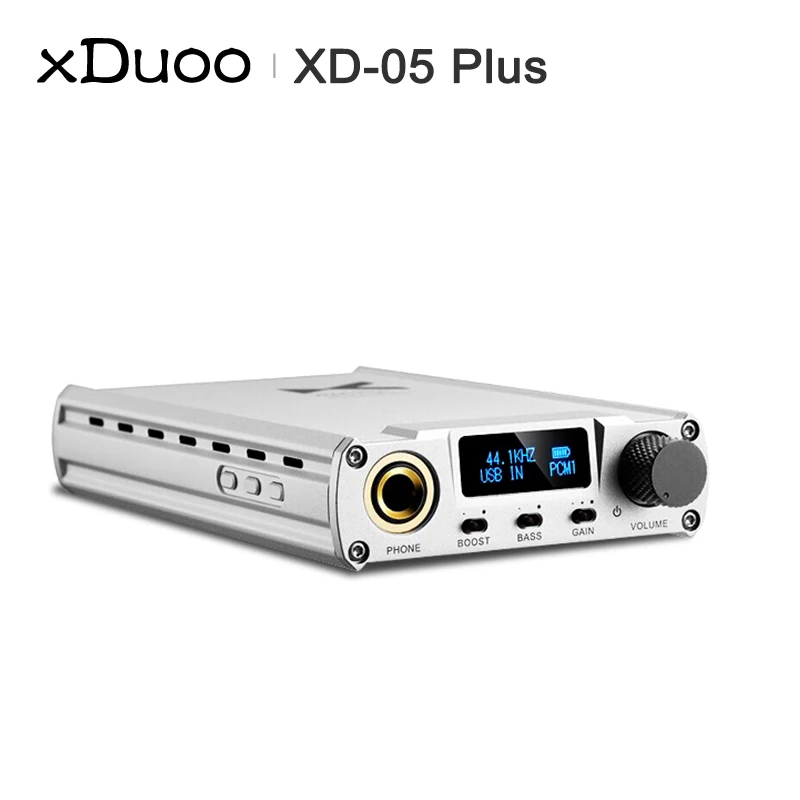 

XDuoo XD-05 Plus 1000mW output Portable USB DAC Headphone Amplifier AMP with XMOS XU208 AK4493EQ 32Bit/384kHz DSD256