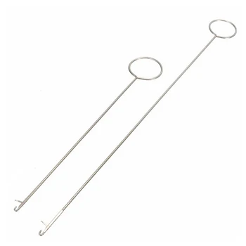 

1PC Stainless Steel Sewing Loop Turner Hook For Turning Fabric Tubes Straps Belts Strips for Handmade DIY Sewing Tools