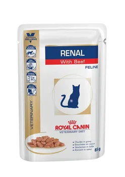 

Royal Canin renal soldering D/cats with kidney failure beef 85g * 12 PCs