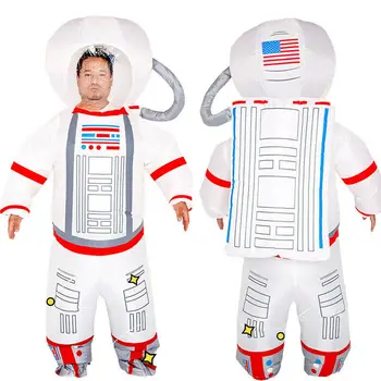 

UK STOCK Space Inflatable Suit Dust-Proof Protection Clothing Reusable Cospaly