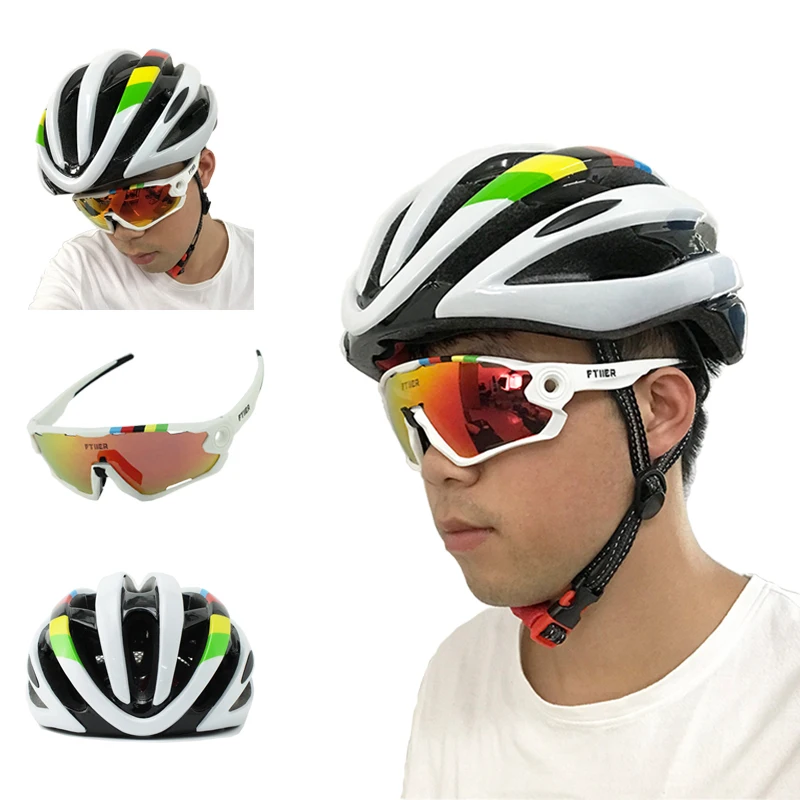 Новый стиль велосипедные очки с Helmetes фотохромные UV400 MTB велосипед езда TR90 спорт на