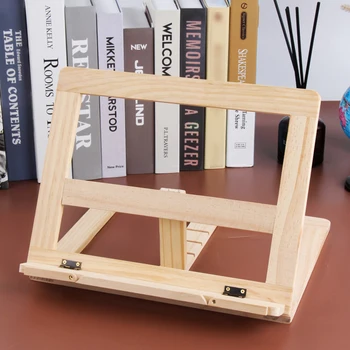 

Reading Bookshelf Wooden Reading Rack Children's Book Stand Book Reading Artifact Anti-Myopia Bookshelf
