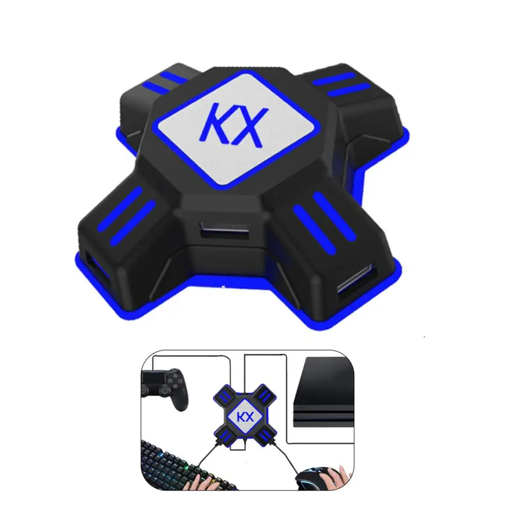 

Keyboard Mouse Converter Gamepad Controller Adapter Support All Major Mainstream Handles Keyboard Mouse For PS4 Xbox One Switch