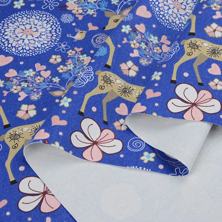 梅花鹿12安印花帆布6