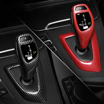 

Carbon Fiber Style Gear Shift Handle Sleeve Cover Trim For BMW F20 F21 F22 F23 F30 F31 F34 F35 F32 F33 F36 Interior Accessories