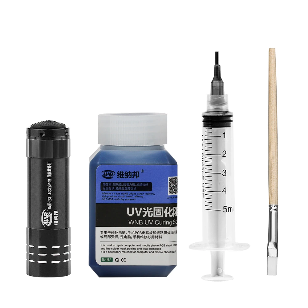 soldering paste WNB 100g UV Photosensitive Curable Solder Mask Ink Prevent Corrosive Arcing BGA PCB SMD Circuit Board Repair Welding Paint Oil home depot welding rods Welding & Soldering Supplies