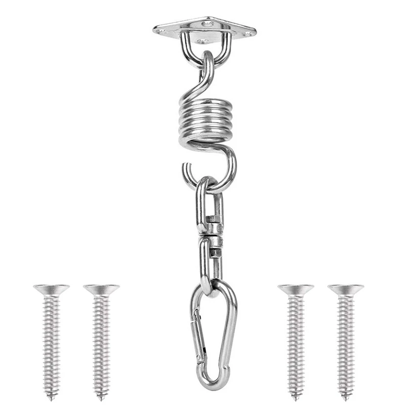 

Hammock Hanger Spring Hook Swivel Spinner Wooden Beam for Hammock Swing Chair Hanging Plant for Boxing Punching Bag