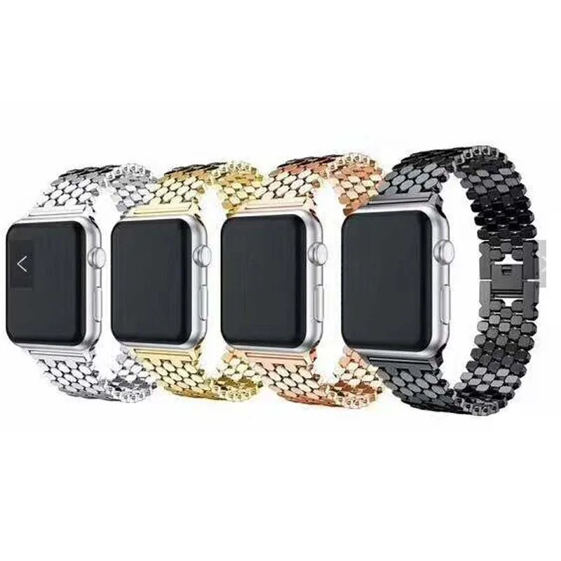 Браслет из нержавеющей стали для Apple Watch Series 6 5 4 3 2 1 40 44 мм браслет iwatch se Band 42 38