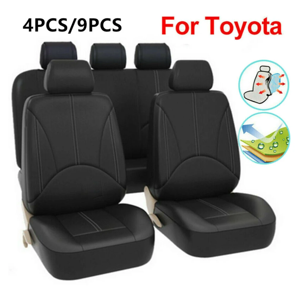 9 шт./4 шт./компл. из искусственной кожи сиденья колодки для Toyota RAV4 4runner Venza