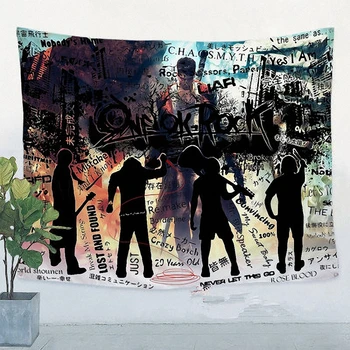 

Large Jazz\Reggae\Rock\Heavy metal Music Poster Retro Flag Banner Tapestry Bar Cafe Party Music Festival Background Decor Cloth