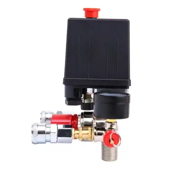 

Durable 230V Regulator Duty Air Compressor Pump Pressure Control Switch Air Pump Control Valve 0.05-1.2 MPa with Gauge