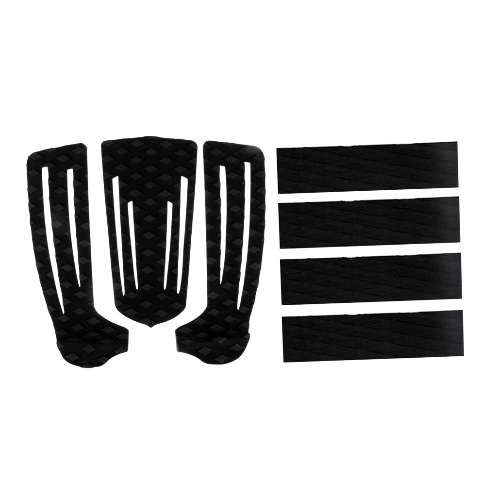 3Pcs Surfboard Longboard Traction Pad And 4x Lightweight Skimboard Traction Pad Bar Grip Surfboard Traction Pad