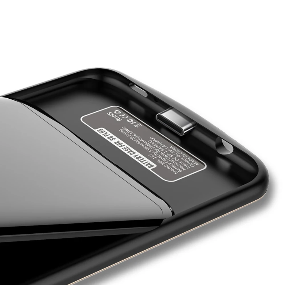 Чехол для зарядного устройства Samsung Galaxy S9 S8 Plus мягкий ТПУ чехол зарядки телефона