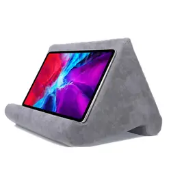 Support de tablette pour bureau ou canapé, coussin multifonction avec poches pour téléphone, iPad 