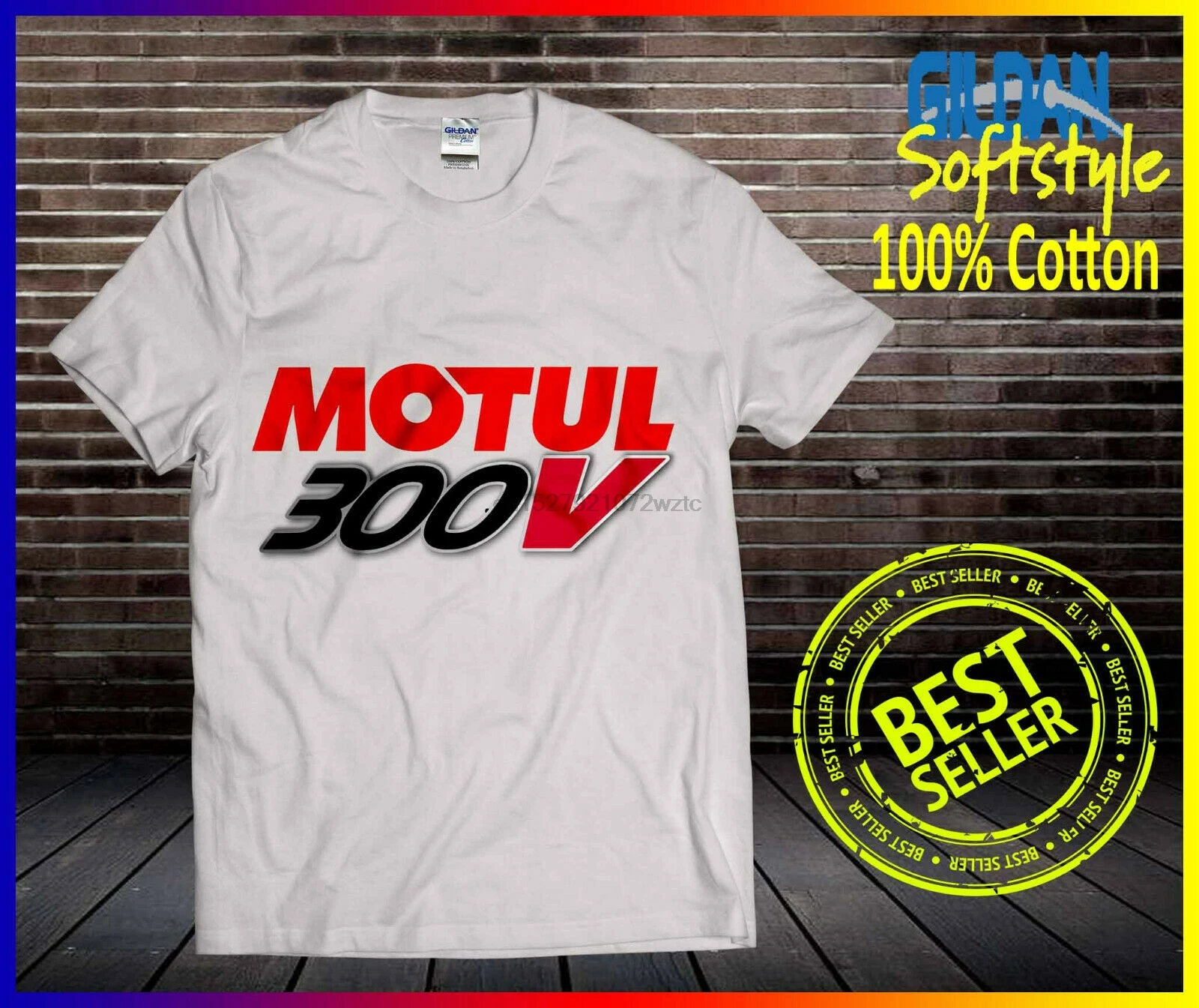 Ограниченной Editio! Motul 300V изготовленным на заказ логосом Для мужчин футболки с