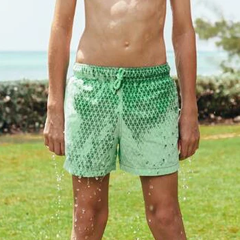

Magical Change Color Board Shorts Summer Men Swimming Trunks Swimwear Swimsuit Quick Dry Bathing Shorts Beach Pant Dropshipping