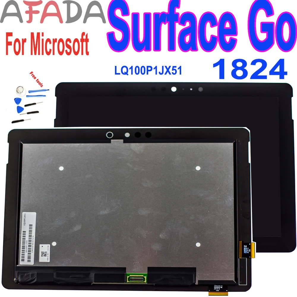US $118.68 100 New 101LCD For Microsoft Surface Go 1824 LCD Display Touch Screen Digitizer Assembly For Surface Go LQ100P1JX51 LCD