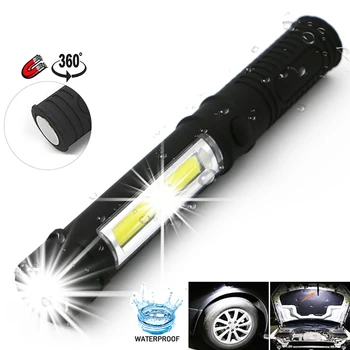 

Led flashlight with magnetic holder, flashlights with a magnet, magnetic flashlight for cars, led flashlight