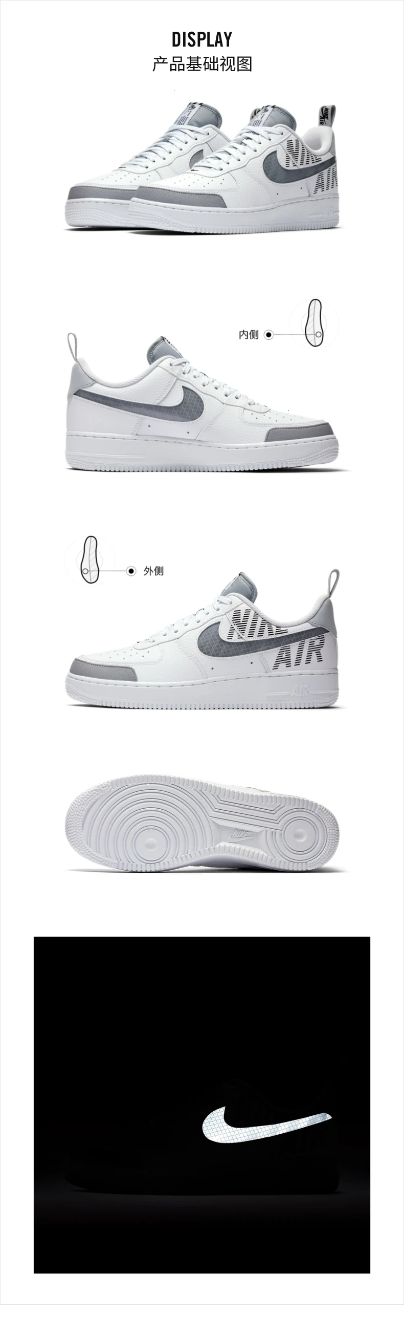 NIKE AIR FORCE 1 '07 LV8 2 Новое поступление Мужские Оригинальные удобные спортивные уличные кроссовки для скейтбординга# BQ4421
