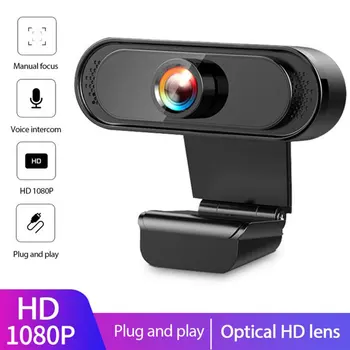 

Rotatable 1080P HD Webcam Web Camera Built-in Microphone Auto Focus Webcam Full Hd 1080p Webcamara For Youtube Skype Video Call
