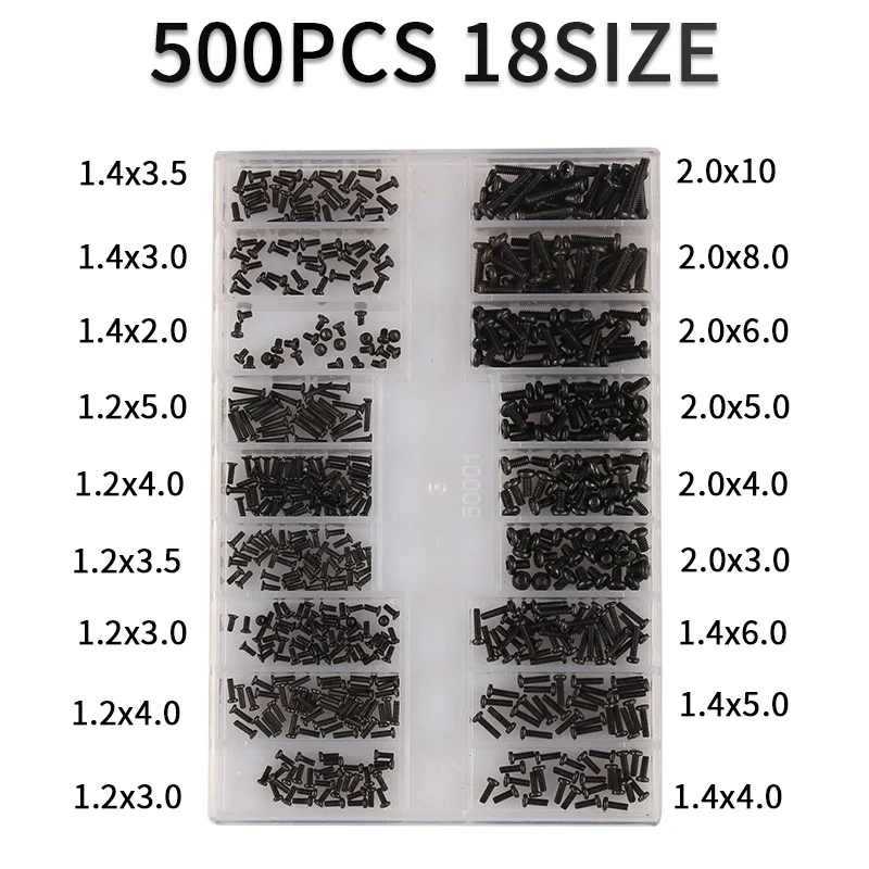 500Pcs Mini Screw DIY Kit 18 Types Using For Laptop Computer Notebook Glasses Watch Electronic Digital Repair Screw Fastener Set 500Pcs Mini Screw DIY Kit 18 Types Using For Laptop Computer Notebook Glasses Watch Electronic Digital Repair Screw Fastener Set