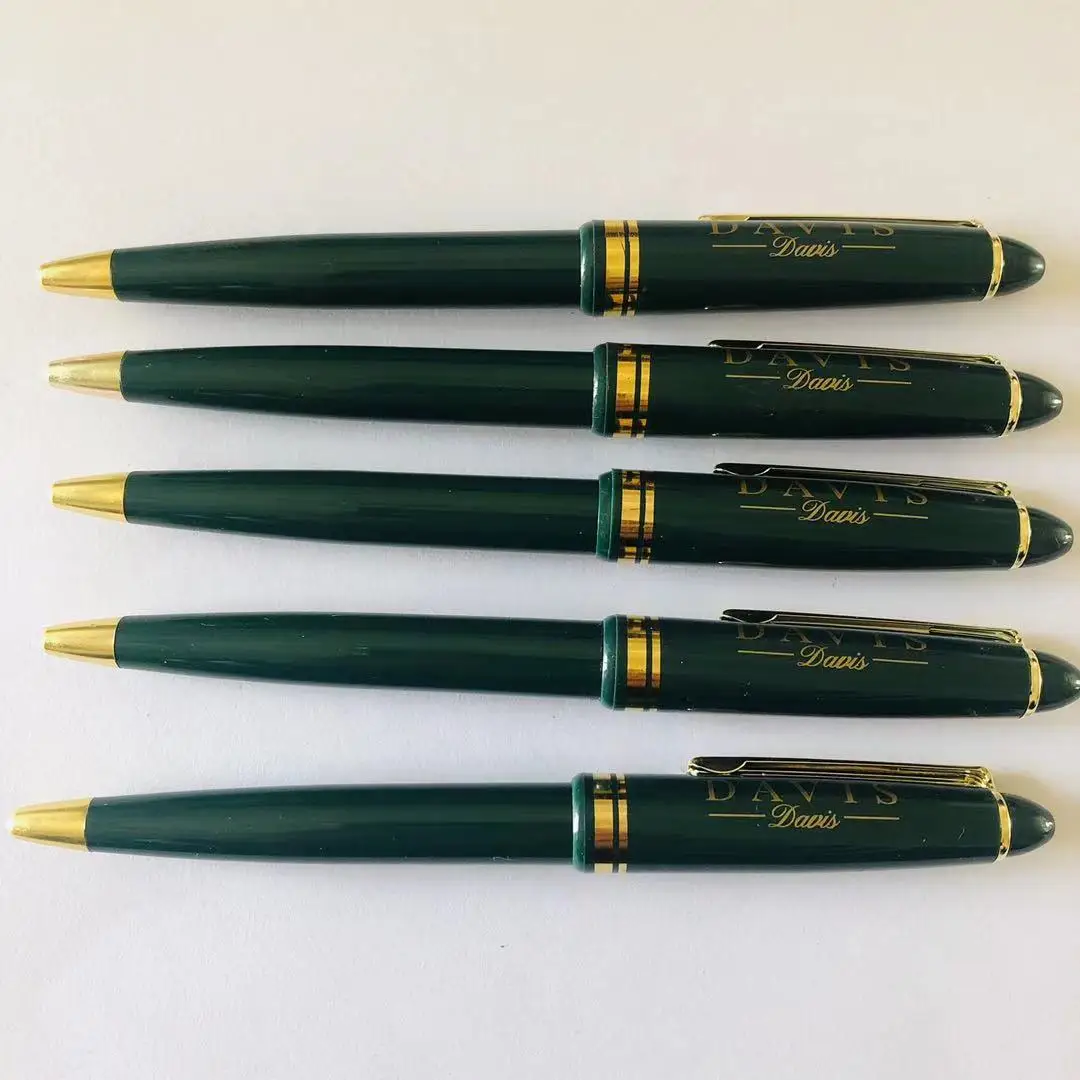 Best selling navy blue ballpoint pen print custom logo promotional hotel  plastic writing pen brand personal company name - AliExpress