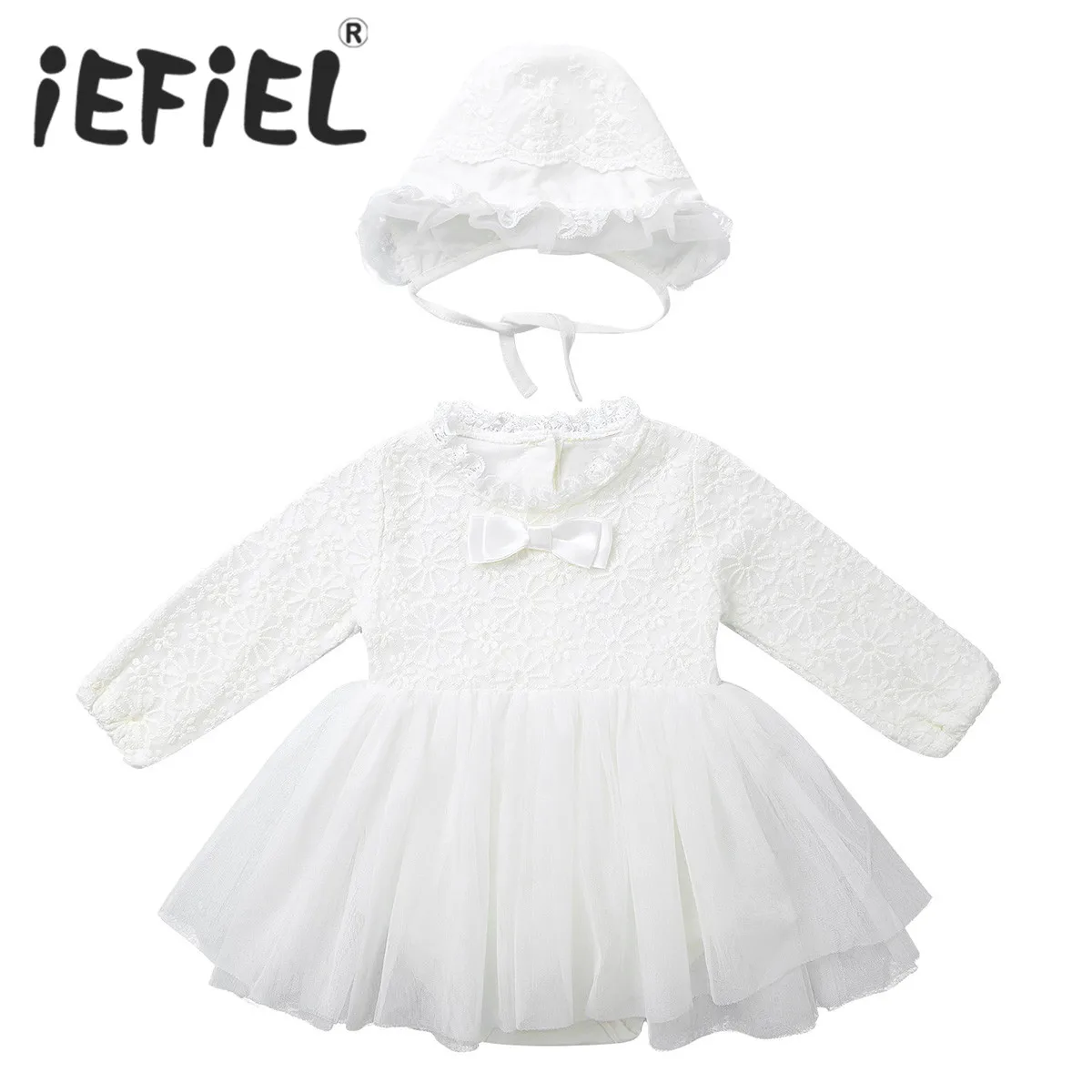 Детское кружевное платье-пачка iEFiEL из тюля с вышивкой для девочек комбинезон