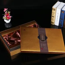 Изготовленные на заказ коробки ювелирных изделий стеклянные коричневые коробки ювелирных изделий(GF-179