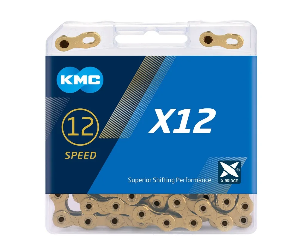KMC X12 sunracing X12 велосипедная цепь 126L 12 цепь для скоростного велосипеда с оригинальной коробкой и волшебной кнопкой для горных/велосипедных частей