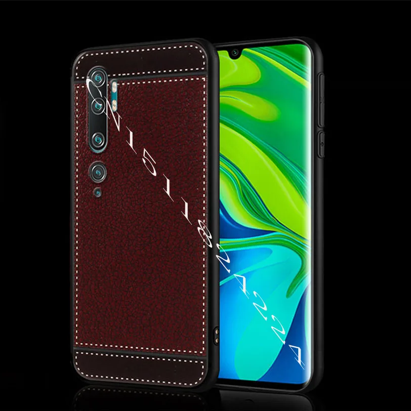 For Xiaomi Mi A3 Case Soft TPU Leather Pattern CC9 e Covers Phone Back Cover CC9/CC9e |