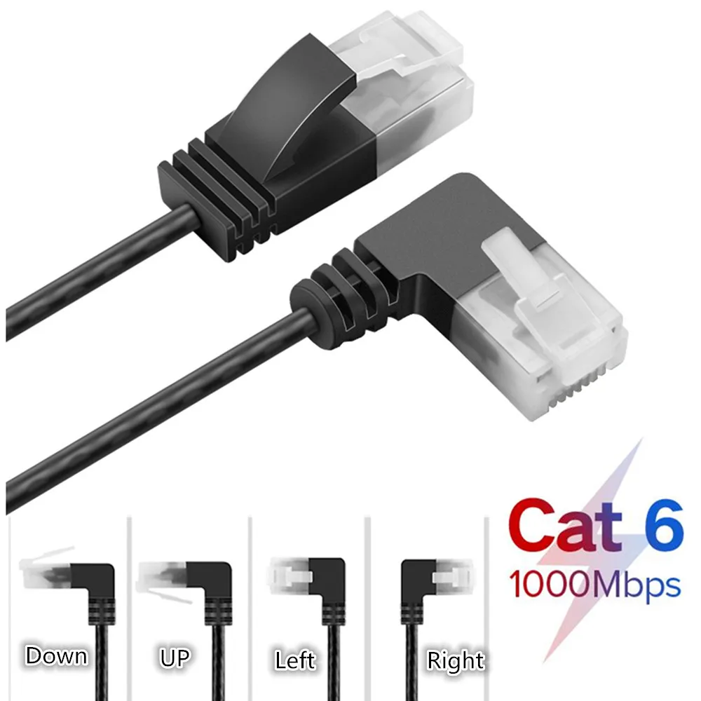 0.5m FTP Cat6 Ethernet Cord Patch Cable,Gold Plated Contact 1.64FT Black CableCreation Cat6 Shielded Extension Cable Male//Female Down Angle