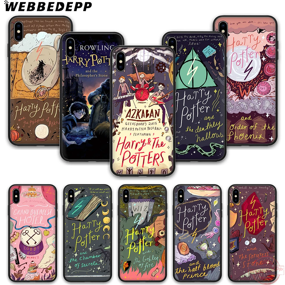 WEBBEDEPP H Potter Comics Мягкий ТПУ силиконовый чехол для iPhone 11 Pro Max 5 5S SE 6 6S 7 8 Plus X XS |