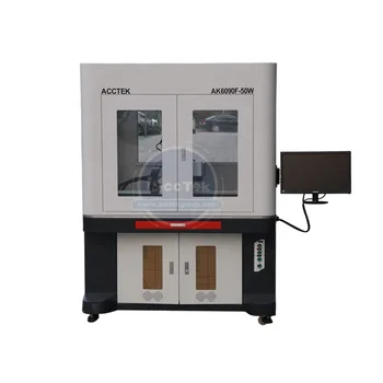

Acctek Low cost laser marking machine high quality cnc fiber laser marking machine price AK6090F