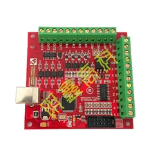 Versão atualizada 4-axis cnc cartão de controle de movimento mach3 placa de interface da máquina de gravura interface usb com cabo